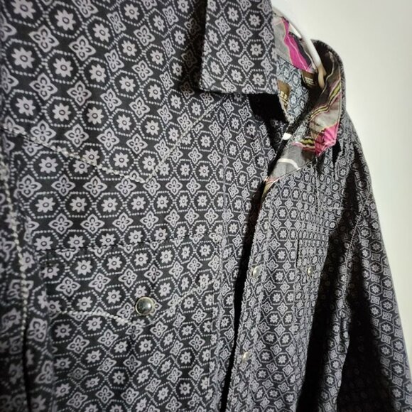 Roper Men's Western Dress Shirt Size Large - Picture 6 of 10